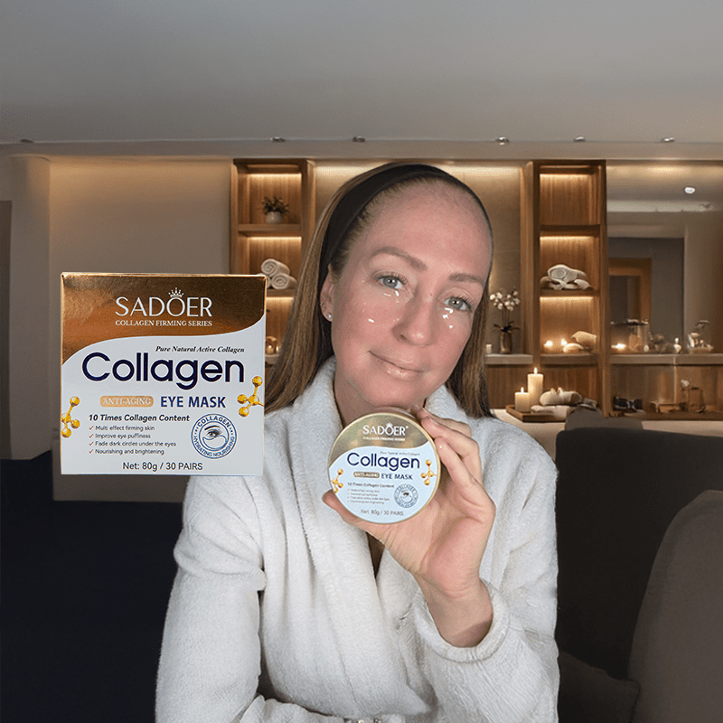 How to Refresh Tired Eyes: SADOER Collagen Patches - LightRevival